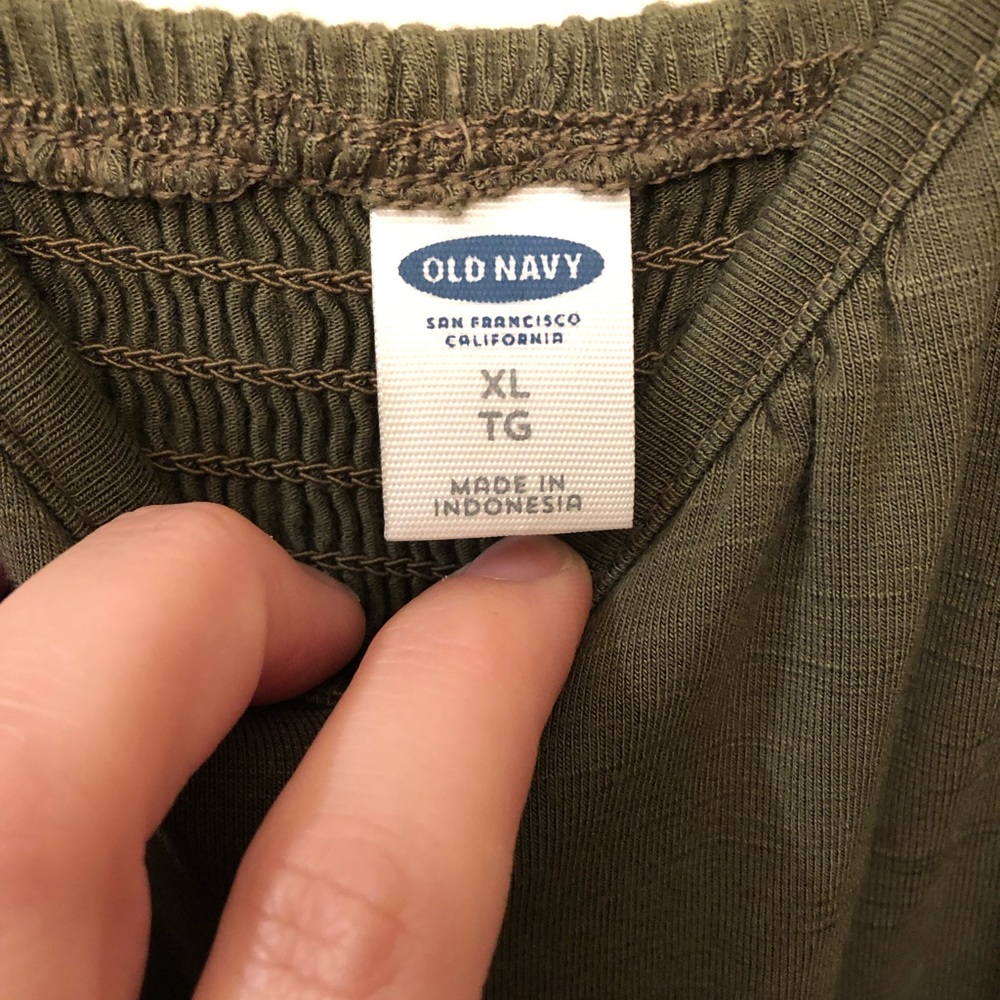 Olive/‘Military’ Green Full Length XL Maxi Dress